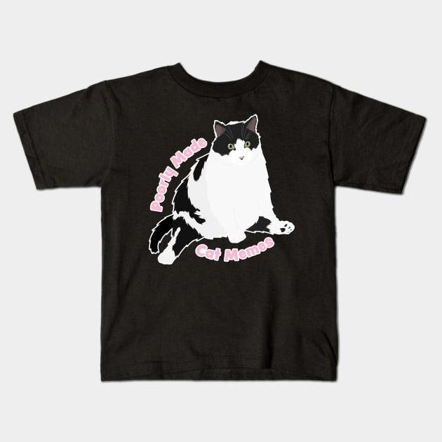 Colonel - Poorly Made Cat Memes Kids T-Shirt by Poorly Made Cat Memes